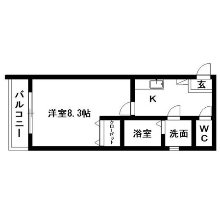 クレフラスト高丘Ａ棟・Ｂ棟の物件間取画像